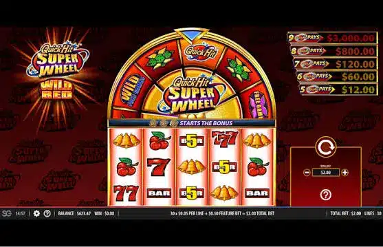 Super Wheel Progressive Jackpot